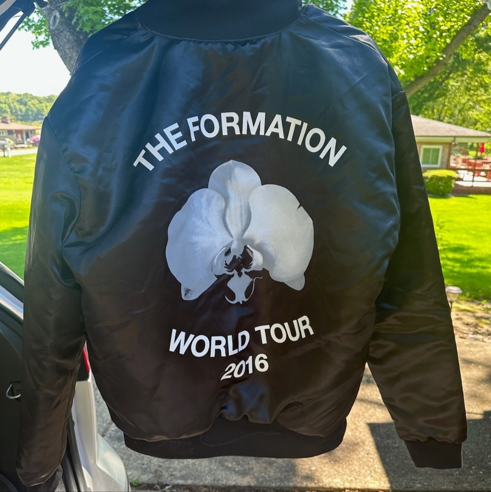 BEYONCÉ 2016 Formation "Tour Merch" Satin-feel bomber Jacket